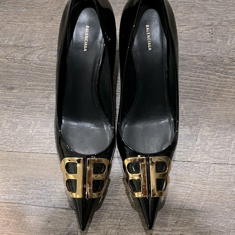 Balenciaga BB Pointy Toe Pump